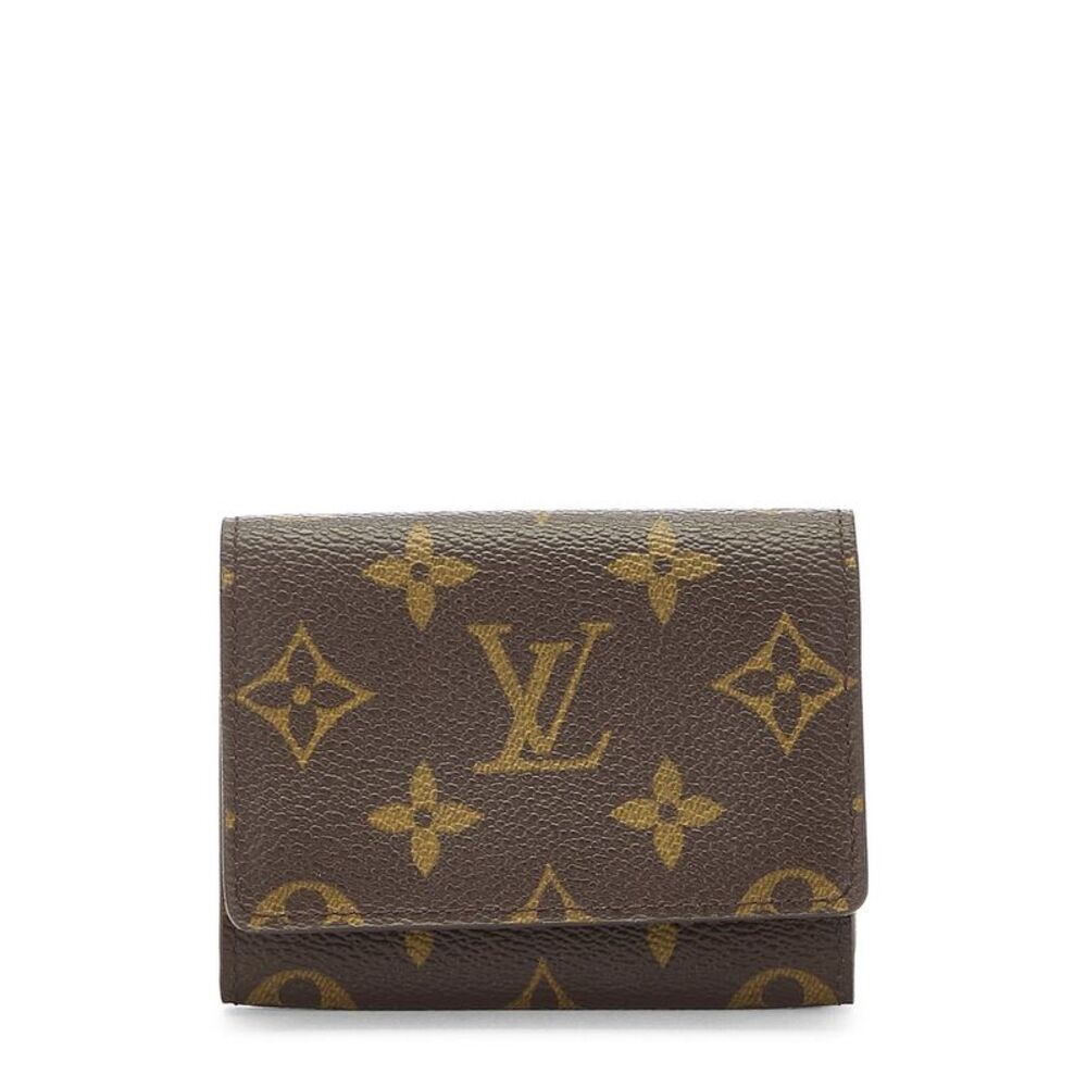 Louis Vuitton Brown Monogram Coated Canvas Business Card Holder